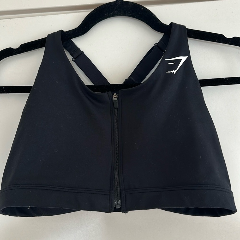 Gymshark Zip Up Sports Bra